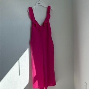 New Look Pink Sleeveless V-neck Sundress